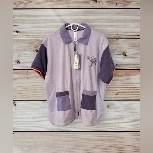 NWT Adidas Women’s Size XL Hoop York City F22 HYC Shooter Full Zip Shirt - Picture 2 of 6